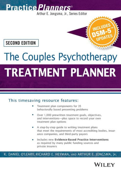 The Couples Psychotherapy Treatment Planner, With Dsm-5 Updates (Practiceplanners)