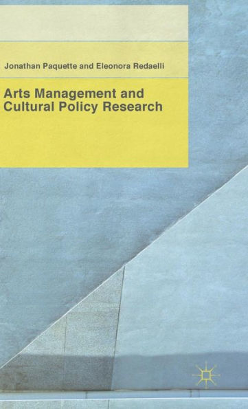 Arts Management And Cultural Policy Research