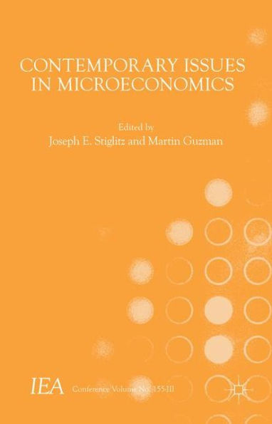 Contemporary Issues In Microeconomics (International Economic Association Series) - 9781137529701