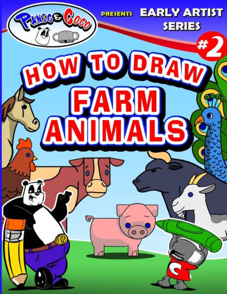 Panic And Coco presenta cómo dibujar animales de granja