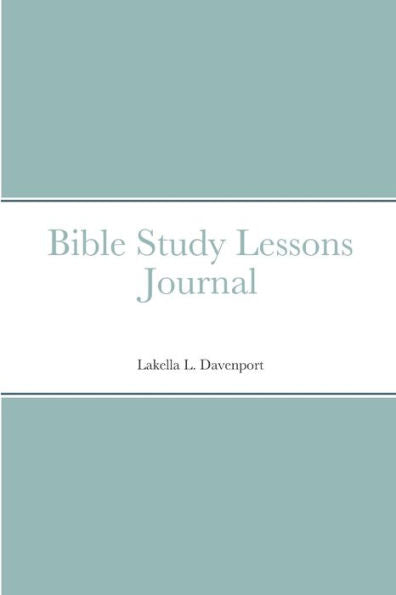 Diario de lecciones de estudio bíblico