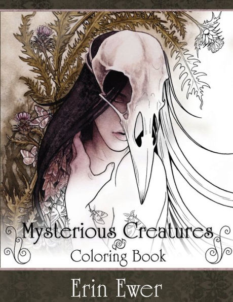 Mysterious Creatures Coloring Book