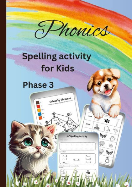 Phonics Speling Activity For Kids-Phase 3