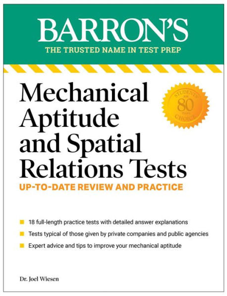 Mechanical Aptitude And Spatial Relations Tests, Fourth Edition (Barron'S Test Prep)