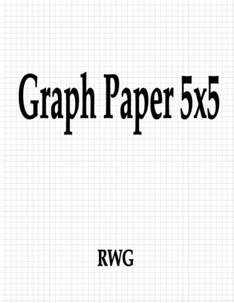 Graph Paper 5X5: 50 Pages 8.5" X 11"