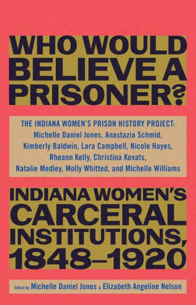 Who Would Believe A Prisoner?: Indiana Women’S Carceral Institutions, 1848–1920