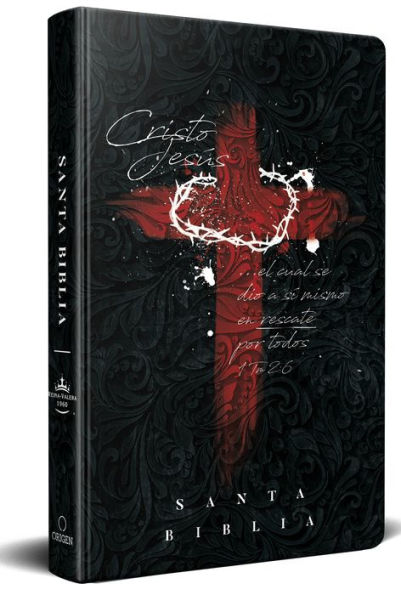 Biblia Rvr 1960 Letra Grande Tamaño Manual, Tapa Dura Cruz Con Corona / Spanish Bible Rvr 1960 Handy Size Large Print Hardcover Cross And Crown