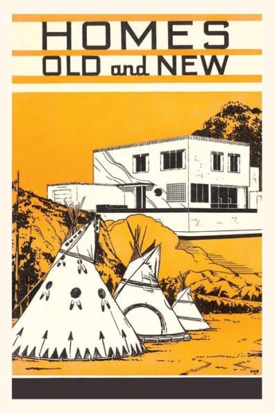 Vintage Journal Homes Old And New (Pocket Sized - Found Image Press Journals)