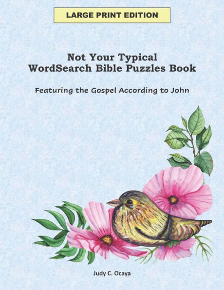 Not Your Typical Wordsearch Bible Puzzles Book: Featuring The Gospel According To John (Play And Pray)