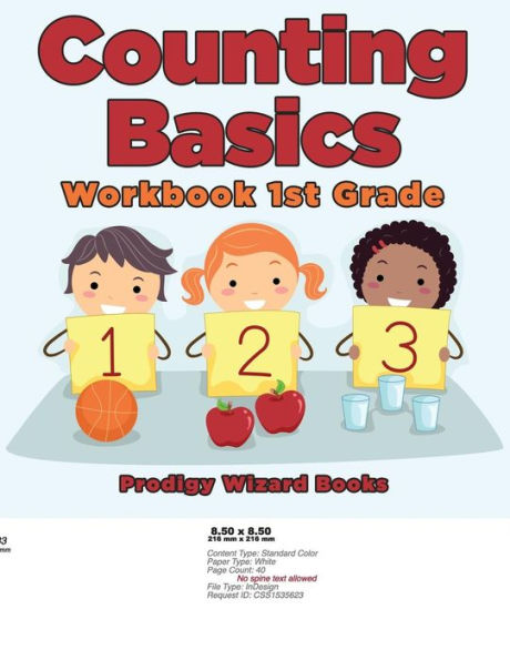 Cuaderno de ejercicios de conceptos básicos de conteo 1.er grado