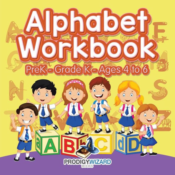 Cuaderno de ejercicios del alfabeto | PreK–Grado K - Edades 4 a 6