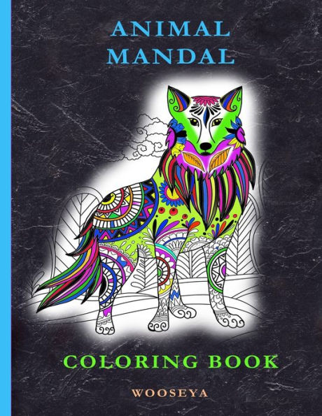 Libro para colorear de animales: Libro para colorear de animales para adultos