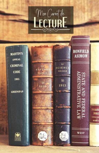 Carnet de lecture: Suivi livresque | 100 fiches de lecture pour vos livres | Livres et bois (French Edition)