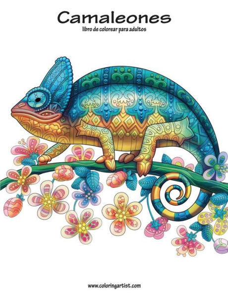 Camaleones libro de colorear para adultos 1 (Spanish Edition)