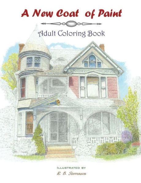a new coat of paint adult coloring book