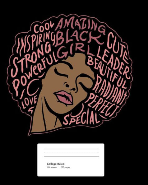 College Ruled: Melanin Goddess| Black Pride| Black Girl Power College Ruled Notebook| 1 Subject Composition Notebook College Ruled 200 Pages| Cute ... Notebook For Kids, Tweens, Teens And Adults