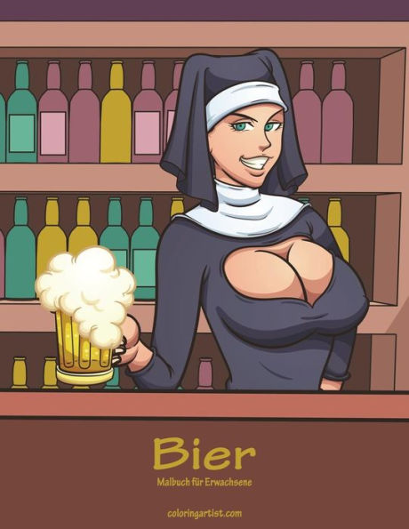 Bier-Malbuch für Erwachsene 1 (German Edition)