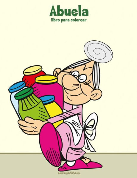 Abuela libro para colorear 1 (Spanish Edition)