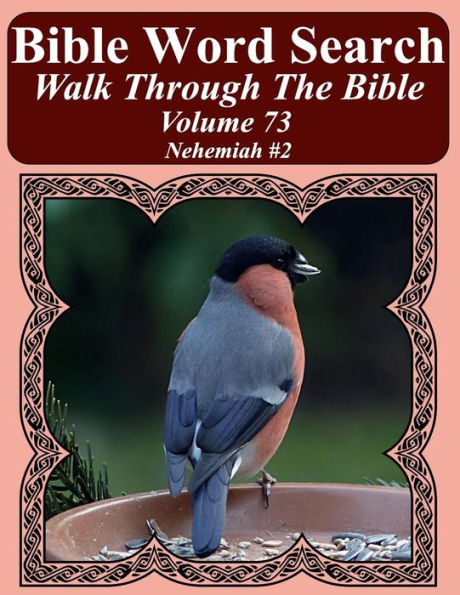 Bible Word Search Walk Through The Bible Volume 73: Nehemiah #2 Extra Large Print (Bible Word Search Puzzles For Adults Jumbo Print Bird Lover's Edition)