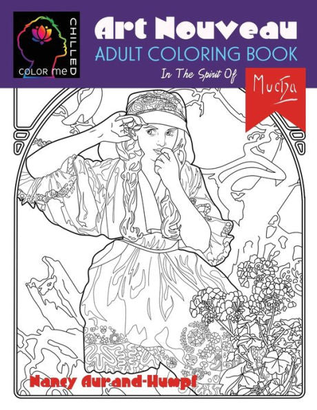 Coloración Art Nouveau - En el espíritu de Mucha