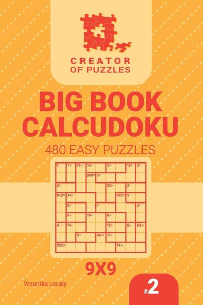 Creador de rompecabezas - Libro Grande Calcudoku 480 Rompecabezas Fáciles (Volumen 2)