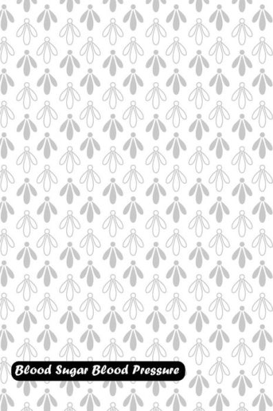 Blood Sugar Blood Pressure: Elegant decorative light grey geometric floral cover