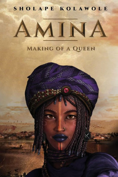 Amina haciendo de una reina