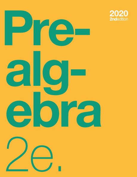 Libro de texto de Preálgebra 2E (segunda edición) (rústica, blanco y negro)