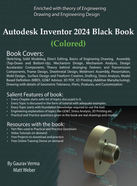 Autodesk Inventor 2024 Black Book