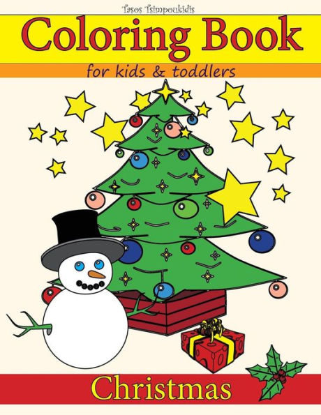 Libro para colorear para niños y niños pequeños: Navidad (Libros para colorear para niños y niños pequeños)