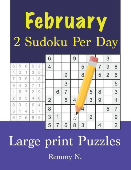 2 Sudoku Per day: Puzzles (February)