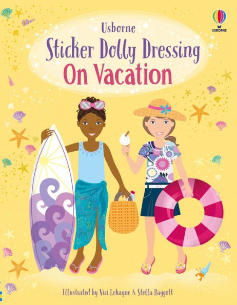 Sticker Dolly Dressing On Vacation