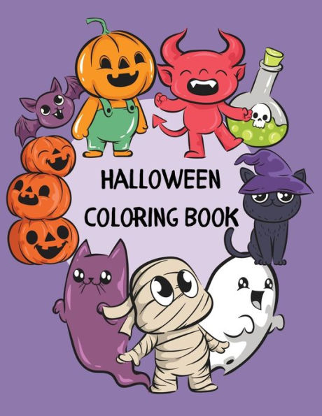 Halloween Coloring Book For Kids - 9781839903106