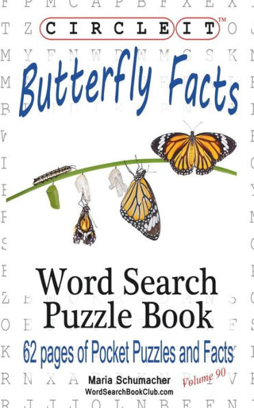Circulelo, Datos sobre mariposas, Búsqueda de palabras, Libro de rompecabezas