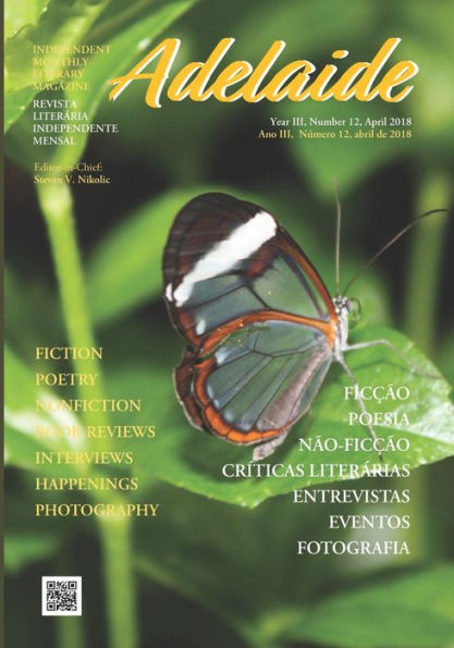 Adelaide: Revista literaria mensual independiente, n.º 12, abril de 2018
