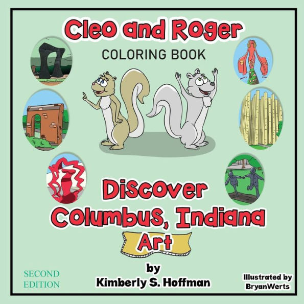 Cleo And Roger Discover Columbus, Indiana - Art (Coloring Book)