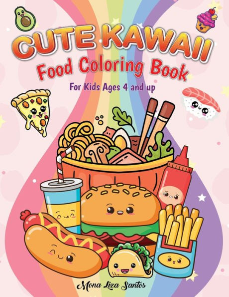 Kawaii Coloring Book For Kids (Cute Kawaii Coloring Book For Kids Ages 4-12)