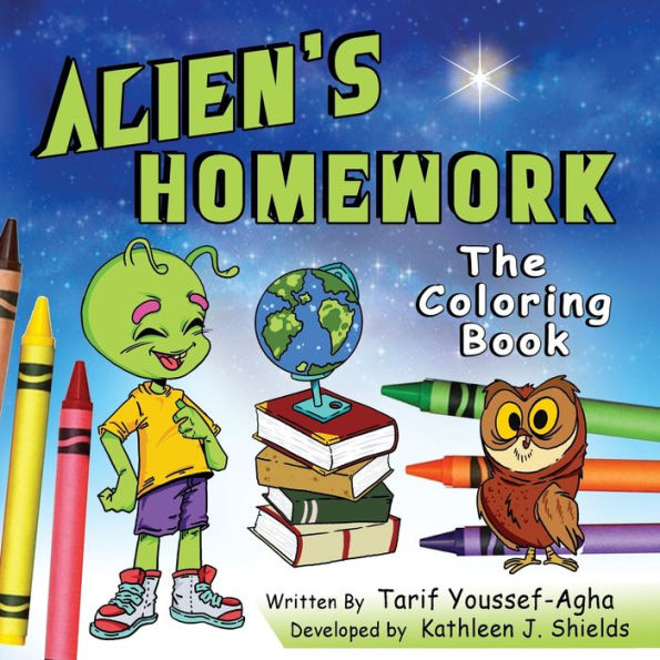 Alien's Homework, The Coloring Book - 9781956581225
