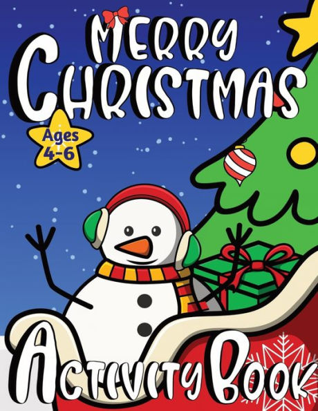 Merry Christmas Activity Book For Kids - 9781957988528