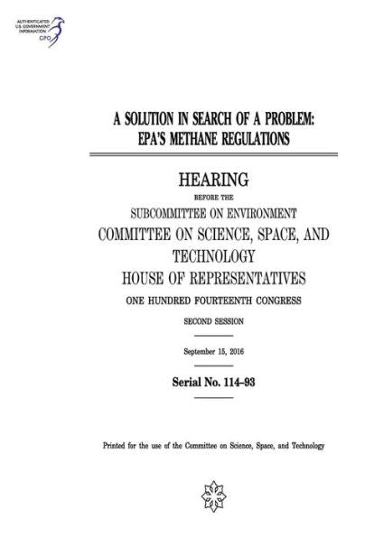 A solution in search of a problem : EPA’s methane regulations