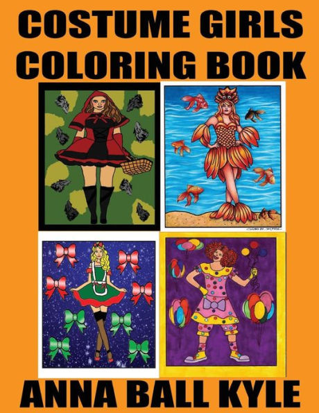 COSTUME GIRLS Coloring Book