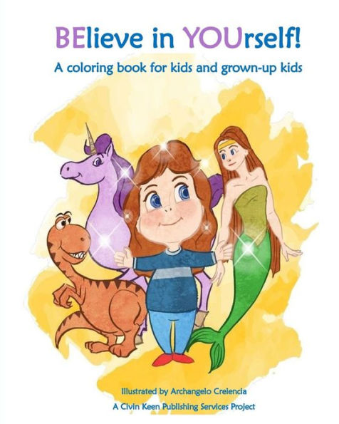 ¡Creer en ti mismo! Libro de colorear