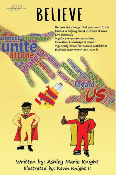 Believe: Become the change that you want to see Extend a helping hand in times of need Live fearlessly Inquire concerning everything Education ... possibilities Evaluate your worth and own it