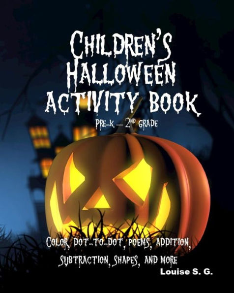 Libro de actividades de Halloween para niños: desde preescolar hasta segundo grado
