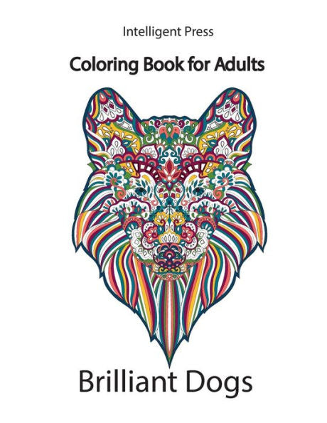 Libro para colorear para adultos: Perros Brillantes (Animales Brillantes)