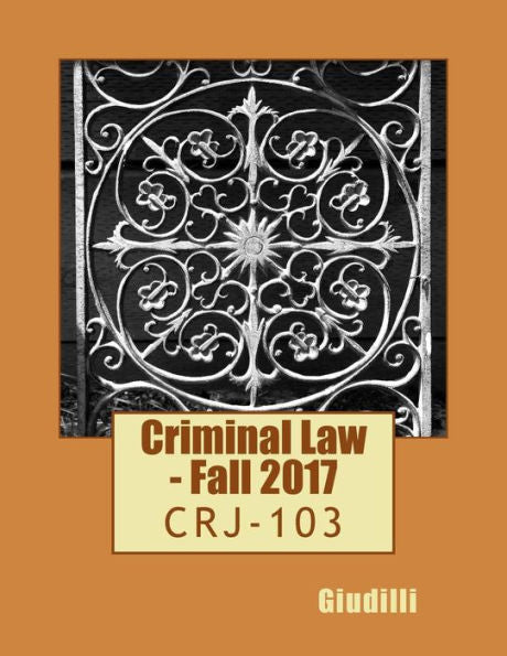 Criminal Law - Giudilli