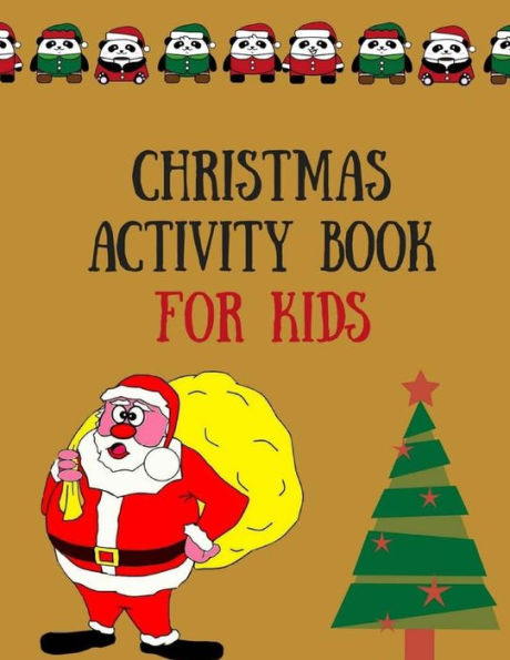 Christmas Activity Book For Kids: 25 Christmas Themed Large Print Word Find Great Gift for Kids (25 Christmas Book)