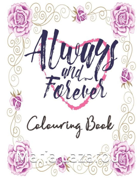Libro para colorear Siempre y para siempre