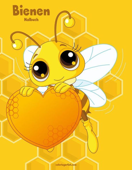 Bienen-Malbuch 1 (German Edition)