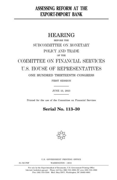 Evaluación de la reforma en el Export-Import Bank